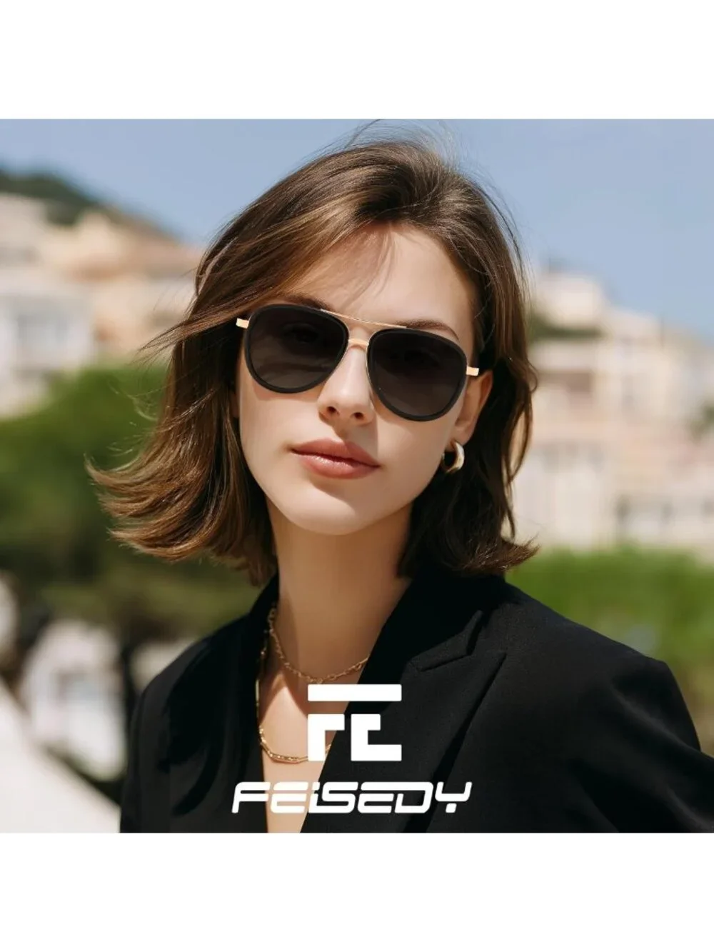 Retro Polarized Aviator Sunglasses for Women & Men | Vintage Shades | UV400